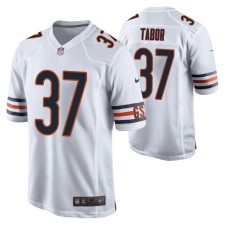 Chicago Bears Teez Tabor #37 Game White Jersey