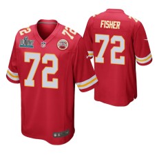 Kansas City Chiefs Eric Fisher Super Bowl LIV Red Game Jersey