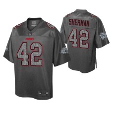 Anthony Sherman Kansas City Chiefs Men Static Fashion Jersey Heather Charcoal