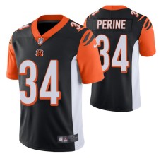 Samaje Perine #34 Vapor Limited Black Cincinnati Bengals Jersey