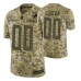 Detroit Lions #00 Custom Camo Limited 2018 Salute to Service Jersey Men