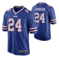 Men Buffalo Bills #24 Taron Johnson Royal Nike Game Jersey