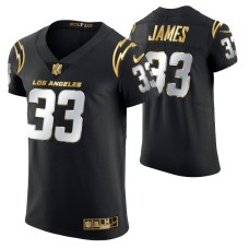 Men Los Angeles Chargers Derwin James Golden Edition Black Elite Jersey