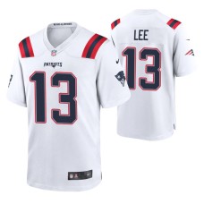 New England Patriots Marqise Lee Game #13 White 2020 Jersey