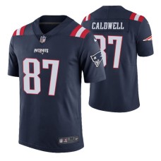 New England Patriots Reche Caldwell Color Rush Limited Navy Jersey