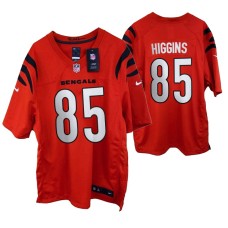 Cincinnati Bengals #85 Tee Higgins Game Orange Jersey