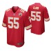 Men Kansas City Chiefs Frank Clark Game #55 Red Jersey