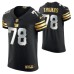 Men New York Giants Andrew Thomas Golden Edition Black Elite Jersey