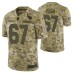 Arizona Cardinals #67 Justin Pugh Camo 2018 Salute to Service Jersey Men