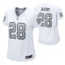 Women Las Vegas Raiders Josh Jacobs #28 Game White Alternate Jersey