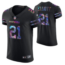 Dallas Cowboys Ezekiel Elliott #21 Vapor Elite Black golden special edition Jersey