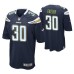 Men Los Angeles Chargers #30 Austin Ekeler Navy Nike Game Jersey