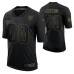 Custom No. 00 Las Vegas Raiders Black Salute To Service 2020 Limited Jersey