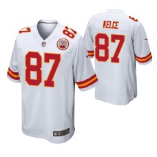 Kansas City Chiefs Travis Kelce Game White Jersey