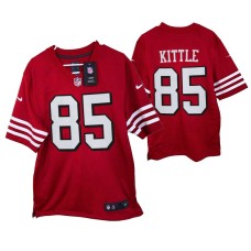 San Francisco 49ers #85 George Kittle Game Scarlet Throwback Jersey