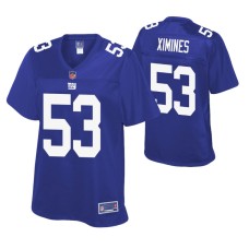 New York Giants Oshane Ximines Royal Pro Line Player Jersey