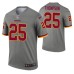 Men Chris Thompson Washington Redskins Jersey Gray Inverted Legend Edition