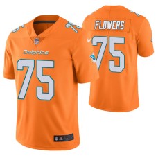 Miami Dolphins Ereck Flowers Color Rush Limited Orange Jersey