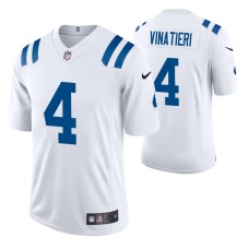 Adam Vinatieri Indianapolis Colts 2020 White Vapor Untouchable Limited Jersey