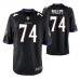 Baltimore Ravens Tyre Phillips Game #74 Black Jersey