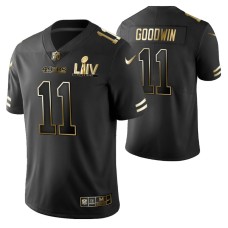 Marquise Goodwin San Francisco 49ers Super Bowl LIV Black Vapor Limited Golden Edition Jersey