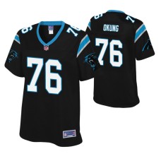 Carolina Panthers Russell Okung Black Pro Line Jersey Women