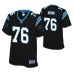 Carolina Panthers Russell Okung Black Pro Line Jersey Women