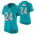 Byron Jones Miami Dolphins Aqua Game Jersey Women