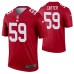 Men Lorenzo Carter New York Giants Jersey Red Inverted Legend Edition