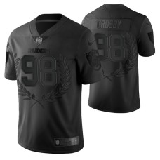 Las Vegas Raiders #98 Maxx Crosby Vapor Limited Black Jersey