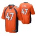 Men Denver Broncos #47 Josey Jewell Orange Nike Game Jersey