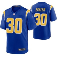 Men Los Angeles Chargers Austin Ekeler #30 Game Royal Alternate Jersey