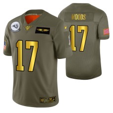 NFL 100th Season Los Angeles Rams Robert Woods Men 2019 Salute to Service Jersey