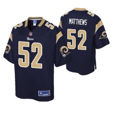 Los Angeles Rams Clay Matthews Navy Pro Line Jersey