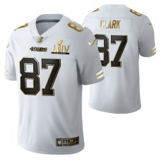 Dwight Clark San Francisco 49ers Super Bowl LIV White Vapor Limited Golden Edition Jersey