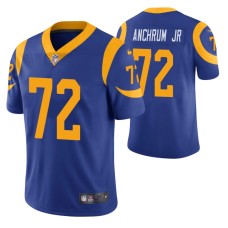 Los Angeles Rams Tremayne Anchrum Jr. Vapor Untouchable Limited Royal Jersey