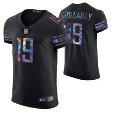 Men Detroit Lions Kenny Golladay #19 Vapor Elite Black Golden Edition Jersey