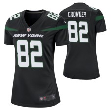 New York Jets #82 Jamison Crowder Nike Black Women Player Game Jersey