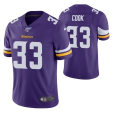 Minnesota Vikings Dalvin Cook Purple 100th Season Vapor Limited Jersey