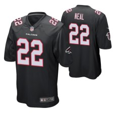 Men Atlanta Falcons #22 Keanu Neal Black Nike Game Jersey