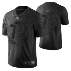 Detroit Lions #72 Halapoulivaati Vaitai Vapor Limited Black Jersey