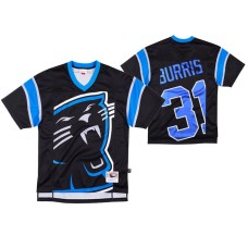 Carolina Panthers #31 Juston Burris Big Face Black Jersey