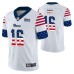 Los Angeles Rams Jared Goff White Independence Day Vapor Limited Jersey