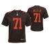 Youth Cleveland Browns Jedrick Wills Alternate Game #71 Brown Jersey