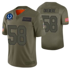 Indianapolis Colts Bobby Okereke Camo 2019 Salute to Service Limited Jersey