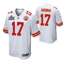 Mecole Hardman Kansas City Chiefs Super Bowl LIV Men White Game Jersey