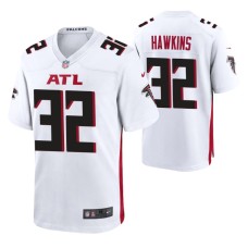 Atlanta Falcons Jaylinn Hawkins Game #32 White 2020 Jersey