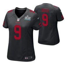 Robbie Gould San Francisco 49ers Super Bowl LIV Women Black Game Jersey