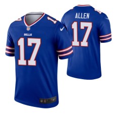 Josh Allen #17 Buffalo Bills Royal Legend Jersey