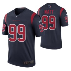 Houston Texans J.J. Watt Color Rush Legend Navy Jersey